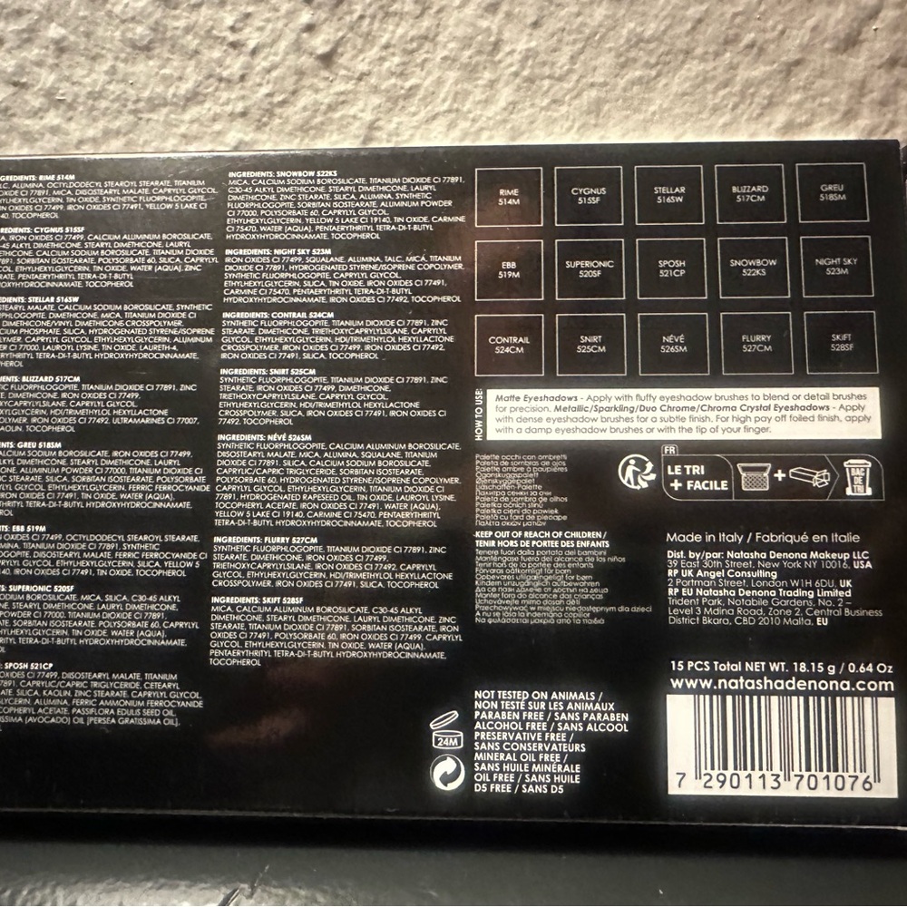 Natasha Denona Xenon Eye Palette - NEW!!! - Picture 2 of 4